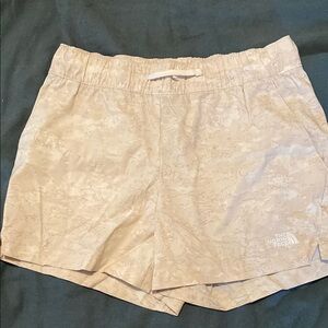 The North Face Women's Tan camo Shorts